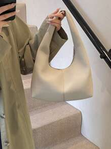 Casual Minimalist Large Capacity Lightweight Versatile Women Underarm Shoulder Bag