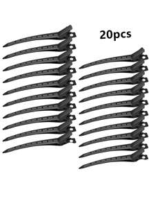 Metal Hair Sectioning Clips Set,Pin Curl Clips For Women Duck Bill Hair Clips,Alligator Clips,Metal Hair Clips - Black - View 14
