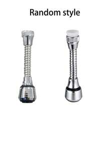 1 个创意 360° 旋转水龙头延长器，长 5.7 英寸，宽 1.37 英寸，具有 2 种更长模式、旋转和防溅喷嘴，可升级厨房节水！ - 彩色 - 查看 3