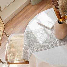 A Jacquard Table Cloth,Dust And Waterproof. Decorate Your Home With Festive Items. Home Decor Textiles