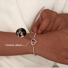 Projection Bracelet Custom Photo Bracelet Christmas Gift Bracelet Adjustable Length Boutique Bracelet Girlfriend Mother Christmas Gift