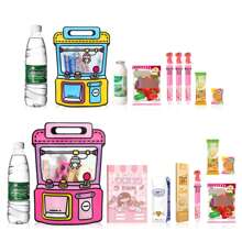 20pcs Portable Small Gift Bags, Cartoon Claw Machine Candy Snack Bags With Transparent Window, Snack Gift Bags For Easter, Wedding, Birthday, Christmas Party Favors, For Mother's Day , Bridesmaid Gifts , Gratuation Gifts , Birthday Gifts,Wedding Gifts,Birthday,Bride,Wedding