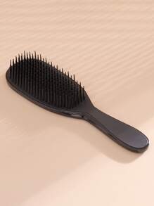 1 pieza Peine con cojín de aire de primavera, desmontable, con función de masaje del cabelludo, funciona tanto en seco como en húmedo para desenredar el cabello y evitar nudos, compacto y conveniente, útiles para volver a la escuela