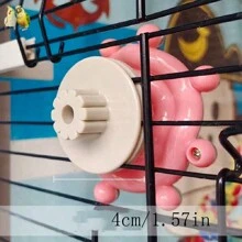 Parrot Interactive Toy - Durable Plastic Diversion Disc, Suitable For Parrots, Cockatiels And Small Birds - Keeps Your Pet Active And Happy