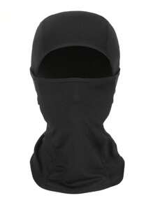 1 pieza Pasamontañas a prueba de viento con máscara térmica, cuello de esquí y ciclismo tipo gorro para hombres