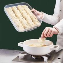 Refrigerator Dumpling Storage Box, Multi-Layer Frozen Dumpling Container With Date Markings, Kitchen Preservation Box - Green - View 10