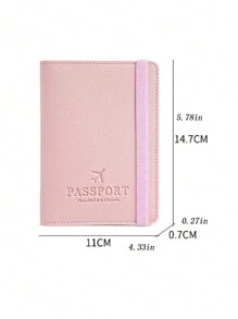 1 件皮革护照夹多功能护照夹身份证钱包收纳袋，波西米亚风 - 彩色 - 查看 11