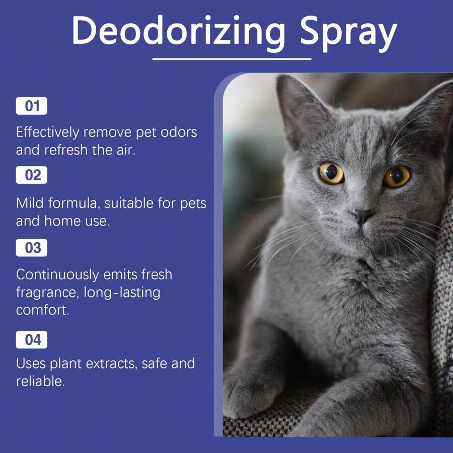 Pet Deodorant Cleans Pet Odors Fresh Lavender Scented Pet Deodorant ...