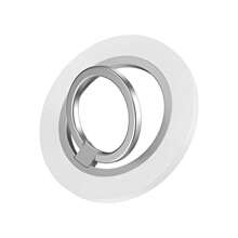 适用于 Magsafe 磁性机械自由旋转 1 件超轻超薄强吸力旋转 360 墙贴随处折叠指环手机支架合金便携式通用桌面兼容 、Android 手机、生日礼物、家人、朋友指环支架、手机握把、手机配件 - 白色 - 查看 3