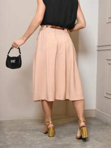 Women Skirts - Caqui - Ver 2