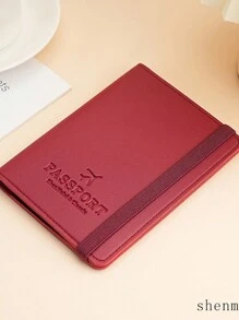 1 件皮革护照夹多功能护照夹身份证钱包收纳袋，波西米亚风 - 彩色 - 查看 8