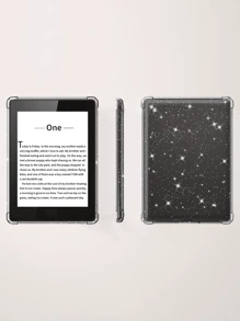 1 pièce Étui de protection transparent scintillant compatible avec Kindle Paperwhite 6,8" (11e génération, 2021) / Kindle 6" (11e génération, 2022) / Kindle (11e génération-sortie 2024) (6 pouces) / Kindle 10e génération 2018, anti-chute, coque de protection transparente complète, coque en silicone souple, protection légère et durable