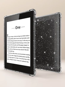 1 pièce Étui de protection transparent scintillant compatible avec Kindle Paperwhite 6,8" (11e génération, 2021) / Kindle 6" (11e génération, 2022) / Kindle (11e génération-sortie 2024) (6 pouces) / Kindle 10e génération 2018, anti-chute, coque de protection transparente complète, coque en silicone souple, protection légère et durable