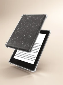 1 pièce Étui de protection transparent scintillant compatible avec Kindle Paperwhite 6,8" (11e génération, 2021) / Kindle 6" (11e génération, 2022) / Kindle (11e génération-sortie 2024) (6 pouces) / Kindle 10e génération 2018, anti-chute, coque de protection transparente complète, coque en silicone souple, protection légère et durable