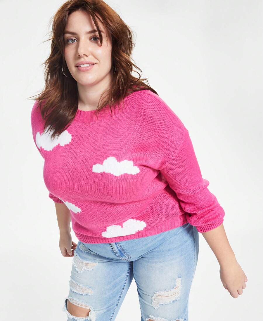 SHEIN Preppy Elegant Plus Size Dropped Shoulder Bow Detail Solid Pullovers Sweater Autumn Casual Workwear Women Jumpers