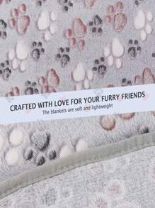 3pcs/Set Pet Fleece Blanket, Dog Bed Mat, Warm Fur Blanket