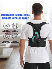 Unisex Adjustable Shoulder Strap, Comfortable And Breathable Design, Enhances Body Confidence, Lightweight And Flexible, Ideal For Daily Wear, Office Use, Sports And Fitness