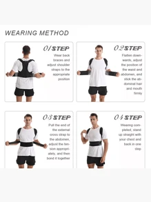 Unisex Adjustable Shoulder Strap, Comfortable And Breathable Design, Enhances Body Confidence, Lightweight And Flexible, Ideal For Daily Wear, Office Use, Sports And Fitness