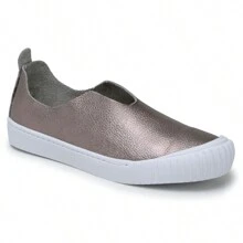 Women's Genuine Leather Sneakers Orange Urban - 老金 - 查看 3
