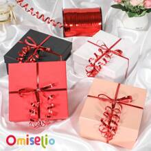 Etwa 250 Yards (ca. 220 Meter) Schleife, Metallballon Kräuselband, geeignet für Partys, Feiertage, Kunst & Handwerk, Floristik, Hochzeiten, Basteln und Geschenkverpackung (Gold, Silber, Rot, Blau)