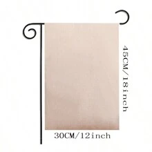 1pc Love Flag For Valentine's Day, Red & Pink Striped Double-Sided Heart-Shaped Valentine's Day Flag, Heart Combo Valentine's Day Garden Flag, 30 X 45cm Valentine's Day House Flag, Suitable For Valentine's Day Decoration - Multicolor - View 3