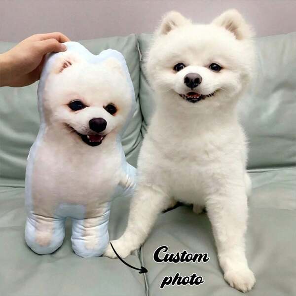 Custom Photo Pillow - Personalized 3D Face & Pet Designs, Machine Washable, Soft Plush Cover - Perfect Gift For Couples, Parents, And Pet LoversFather's Day, Mother's Day, Halloween, Christmas, Christmas Eve, Valentine's Day, White Day, Birthday, Personalized Day, Soldiers' Day Of Remembrance, Thanksgiving, Easter, April Fool's Day, Carnival, Labor Day, White Friday, National Day, Pentecost, Belat Night Ideal Gift
