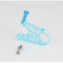 2/4/6 piezas Kit de perforación de orejas: Aretes de bola de acero, Juego de aretes, Pistola de perforación, Herramienta de perforación - Pistola de perforación de orejas empacada - Multicolor - Ver 9