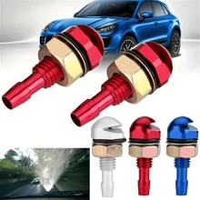 2pcs Universal Aluminum Windshield Cleaning Nozzle - Adjustable Spray Wiper Water Nozzle - Multicolor - View 1