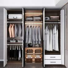 FEPK 1 件装多功能可调节伸缩窗帘杆,安装简便,适用于浴室、厨房、窗台、阳台、客厅,可用作浴帘杆、门帘杆、衣柜支撑杆、晾衣绳等。浴室配件,浴室工具 - 彩色 - 查看 6