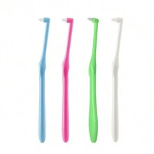 Push-Pull Orthodontic Care Imported Steel Wire Interdental Brush, Dental Retainer Soft Bristle Teeth Fissure Cleaner