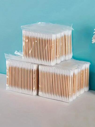 Dual-Tip Cleaning Swabs - Multipurpose Buds For Makeup Removal, Wound Care, And Home Use - Unscented, No Batteries Required