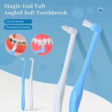 Push-Pull Orthodontic Care Imported Steel Wire Interdental Brush, Dental Retainer Soft Bristle Teeth Fissure Cleaner