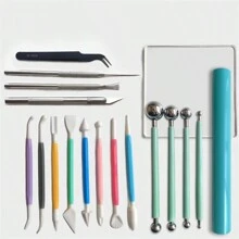 Clay Sculpting Tool Set, Includes Plastic Modeling Knives, Sculpting Tools For Polymer Clay, Ceramic Crafts - Clay Tools - View 9