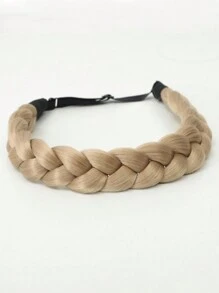 合成头带鱼尾辫子头发带可调节腰带编织发带波西米亚风格女士发型发饰 - 彩色 - 查看 12