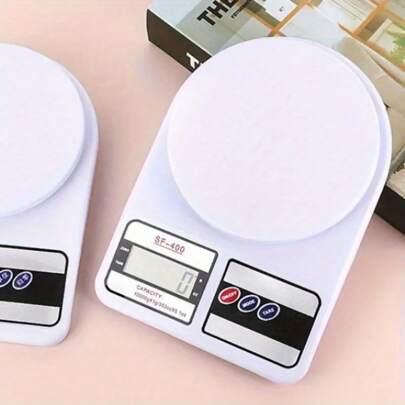 Precision Digital Kitchen Scale - For Baking, Cooking And Medicine Weighing, Durable Polypropylene Design, Easy To Use (Without AAA Batteries)