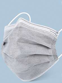 50个/包 一次性四层加厚黑色工业防尘防异味口罩，独立包装 - 彩色 - 查看 6