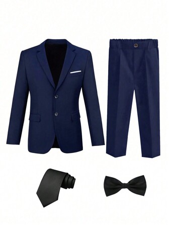 Boys Suits Slim Fit Dress Clothes Ring Bearer Outfit