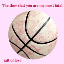 SIANGON 1 件粉色情人节礼物 PU 皮革手工篮球，耐磨室内/室外训练 - 淡粉紅色 - 查看 5