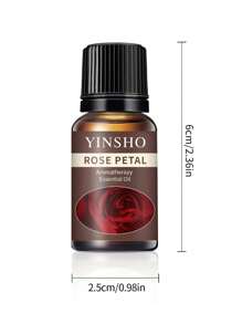 1pc Rose Fragrance Oil Soluble Aromatherapy Essential Oil Diffuser Diffuser Stone Aromatherapy Stove Aromatherapy Candle Humidifier Car Aromatherapy Home Aromatherapy Essential Oil Refill - Rose Red - View 10