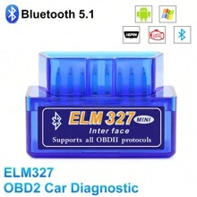 ELM327 OBD2 V1.5 Bluetooth Car Diagnostic Tool, Automotive Engine Fault Diagnostic Scanner, Compatible With Android And Symbian, Suitable For All Vehicles Compliant With OBD2 Standard