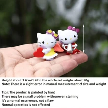 5/6 件收藏品小雕像 - PVC，独特设计，非常适合送礼和装饰，万圣节和圣诞节的理想选择