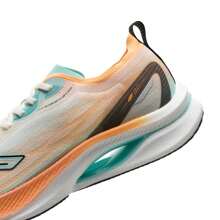 XTEP Giày thể thao nam cổ thấp Lightweight 8.0 MAX, giày chạy bộ thời trang thường ngày, 976219110048 Trắng Sail/Vàng mơ/Đen - Đen/Trắng Buồm/Vàng Mai - Xem 9