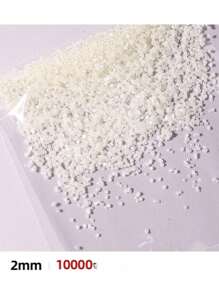10,000 件/包半圆形白色珠光美甲装饰，适用于美甲沙龙美甲用品指甲美甲饰品美甲宝石 - 彩色 - 查看 16