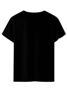 时尚男士 T 恤 男士月亮 T 恤 动漫艺术天体主题经典设计人物神秘插画夜空塔罗牌月亮维多利亚风格连衣裙复古风格 - 黑色 - 查看 2