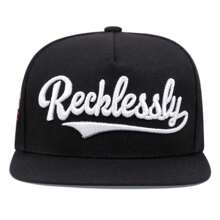 1pc Men's Fashionable RKKE Letters Embroidery Hip Hop Cap, Fashionable Outdoor Adjustable Sun Protection Unisex Lovers Baseball Cap Snapback Hat For Spring And Autumn Travel, Beach Party - Reek - View 5