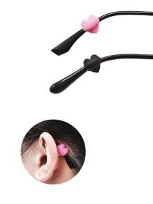 10pcs Anti Slip Glasses Cover Love Silicone Soft Anti Allergy Fixed Anti Slip Ear Hook Glasses Accessories