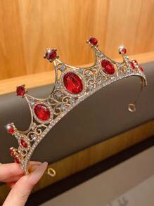 1 pieza Aro para el cabello de corona elegante y de moda, adecuado para ocasiones de actuación y cumpleaños