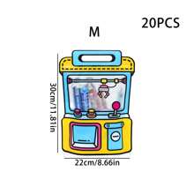 20pcs Portable Small Gift Bags, Cartoon Claw Machine Candy Snack Bags With Transparent Window, Snack Gift Bags For Easter, Wedding, Birthday, Christmas Party Favors, For Mother's Day , Bridesmaid Gifts , Gratuation Gifts , Birthday Gifts,Wedding Gifts,Birthday,Bride,Wedding