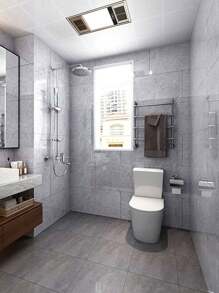 10 Stück 1,8 m² 3D weiße Marmor-Muster Keramik Fliesenaufkleber, wasserfest und feuchtigkeitsgeschützt, ideal für Küche und Badezimmer, Aluminium-Kunststoff-Wandaufkleber, Renovierungsaufkleber Abziehbare Wandpaneele, Tapete, Tapeten, Frühlingsdeko Artikel um Ihr Zuhause aufzufrischen, Rama Dekoration Aufkleber - Verschiedenfarbig - Übersicht 7