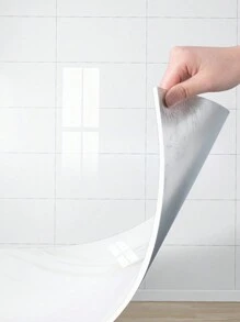 10 Stück 1,8 m² 3D weiße Marmor-Muster Keramik Fliesenaufkleber, wasserfest und feuchtigkeitsgeschützt, ideal für Küche und Badezimmer, Aluminium-Kunststoff-Wandaufkleber, Renovierungsaufkleber Abziehbare Wandpaneele, Tapete, Tapeten, Frühlingsdeko Artikel um Ihr Zuhause aufzufrischen, Rama Dekoration Aufkleber - Verschiedenfarbig - Übersicht 8